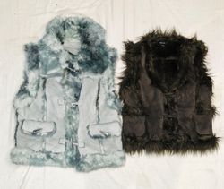 Faux Fur waistcoats Y2K | 30
