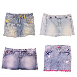 Y2K NiC IT Girl Denim Midi Skirts Rw-1649