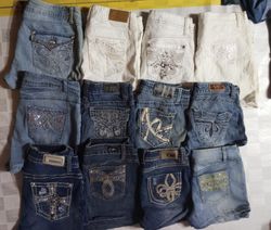 YMI JEANS AND OTHER MIX BRANDS MINI SHORTS (ID 109..