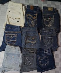 GUESS, LEVI'S AND OTHER MIX BRANDS MINI SHORTS (MD..