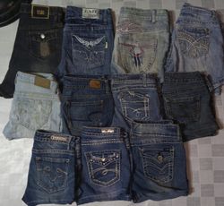 ANGELS JEANS AND OTHER MIX BRANDS MINI SHORTS (MD ..