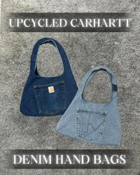Upcycled Carhartt Denim Hand Bag