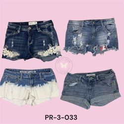 Classic Blue Denim Mini short– High-Waist Chic (PR..
