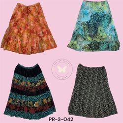 Floral Printed Poly Mini Skirt – Cute Summer Outfi..