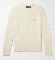 Polo cableknit
