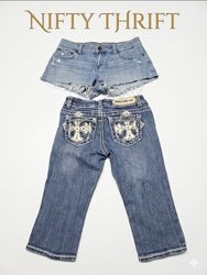 Mix Y2K Embellished Shorts