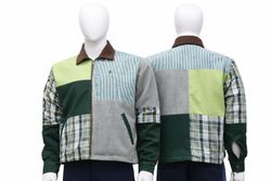 CR1403 Upcycled Patchwork Jacket