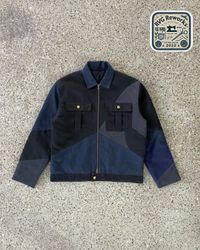 Upcycled Workwear Utility Jacket