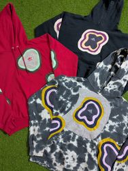 Upcycle Adidas patchwork hoodie