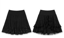 (FV-953) Y2K Black Aesthetic Fairy skirts