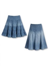 (FV-954) Y2K Denim Fairy Skirts