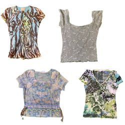 Y2K Earthy Tone Tank Tops RW-1659