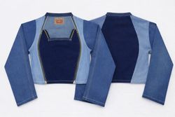 CR1404 Upcycled Structured Jacket