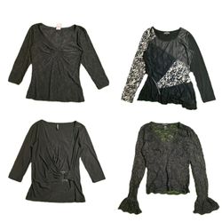 Y2K Gothic Vibe Full Sleeve Tops (TVL-336)