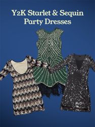 Y2K Starlet & Sequin Party Dresses - (11/03)