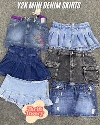 Y2K Mini Denim Skirts - (11/03)