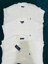 Chemises en coton blanc Polo