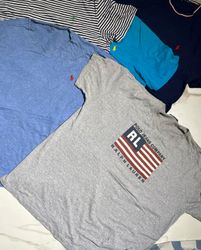 Polo Ralph Lauren round neck t-shirt 10 Pcs bundle..