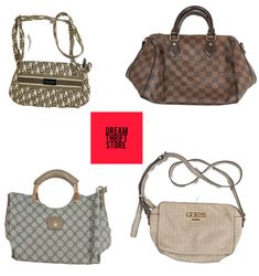 DESIGNER BAGS (BRAND INCLUDED) GUESS, CHRISTIAN DI..