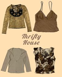 Y2K Earth Tone Drop Tops(TH/286)