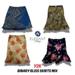 Y2K Binary Bliss Skirts Mix - EV0215