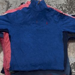 RALPH LAUREN QUARTER ZIPS EXACT BUNDLE - GRADE AB ..