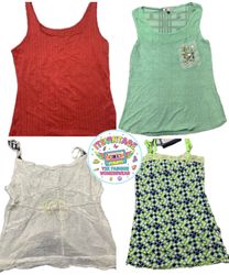 Vintage Y2K Camisole & Printed Top Mix – 10pcs Sum..