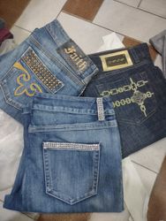 Women Bootcut Embroidery Jeans – Grade A – Unbrand..