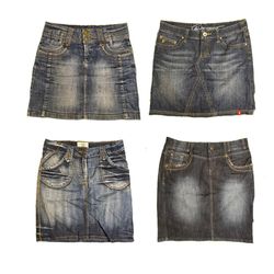Y2K NYC IT Girl Denim Mini Skirts RE-2855