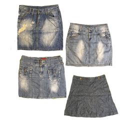 Y2K Denim Mini Skirts 2860