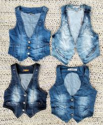 Denim waistcoat 20 pieces