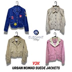 Y2K Urban Nomad Suede Jackets - EV0287