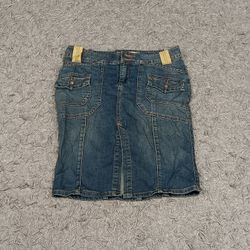 CONJUNTO DE SAIAS MIDI DE JEANS Y2K