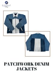 UPCYCLED Patchwork Denim Jackets - EVR0209