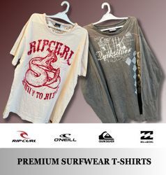 Surfwear T-Shirts (QuikSilver, RipCurl, Billabong ..