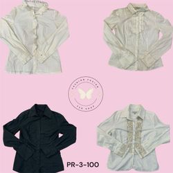 Classic Cotton Blouse for Women – Comfortable Casu..