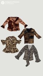 Y2k Animal print Blouse