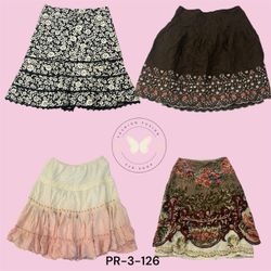 Bohemian Cotton A-Line Skirt – Vibrant Ethnic Prin..