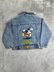 Women Y2K Embroidered Denim Jacket