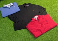8053 - US Polo ¼ zip