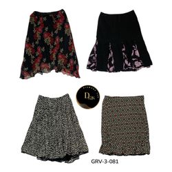 Y2k Mix poly skirt  (GRV-3-081)