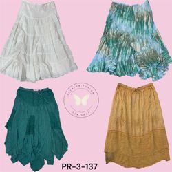 Women’s Floral Printed Cotton Skirt – Elegant Ever..