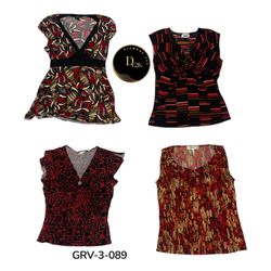 Vintage Y2K Short Sleeve Blouse Mix – Authentic Br..