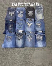 women's y2k bootcut flared jeans