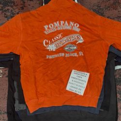 HARLEY DAVIDSON & HARD ROCK CAFE SWEATSHIRTS & HOO..