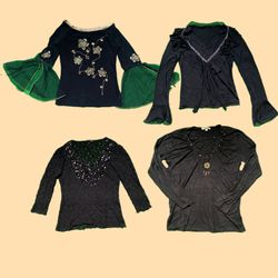 Y2K Date & Night Grunge Full Sleeve Tops TY-009