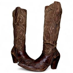 SA459 Vintage Women's High knee Tall Boots Collect..