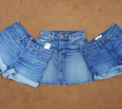 Hollister A&F Y2K Mini Shorts