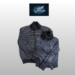 Y2K Leathe And PVC leather Mixed Jacket