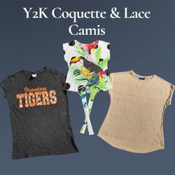 Y2K Coquette & Lace Camis - (15/03)